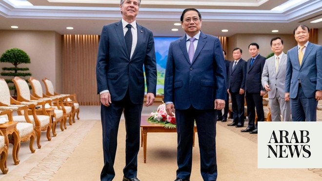 US, Vietnam Pledge To Boost Ties As Blinken Visits Hanoi | Arab News