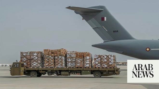 Qatari Plane Carrying Aid Arrives In Sudan | Arab News