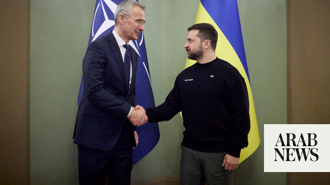 NATO Seeks To Narrow Differences Over Ukraine Membership Bid | Arab News