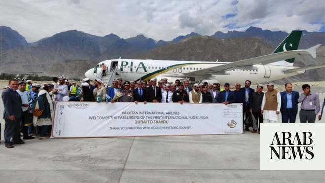 Pakistan s flag carrier completes first flight from Dubai to