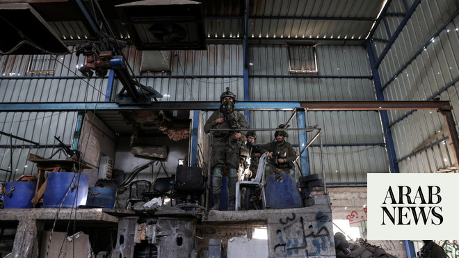 Israeli army shows underground ‘weapons factory’ in Gaza