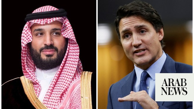 Saudi crown prince, Canada’s Trudeau discuss regional developments