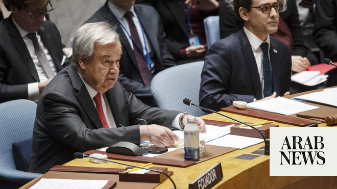 UN chief warns that Israel’s rejection of a two-state solution threatens global peace