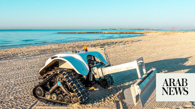 Saudi Arabia’s Red Sea Global unveils beach cleaning robot