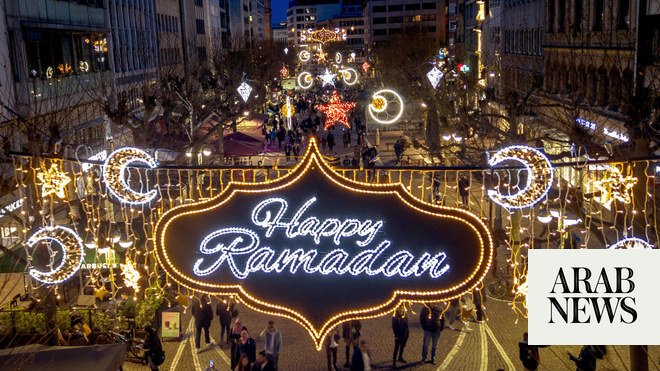 Frankfurt lights up for Ramadan in first for Germany | Arab News