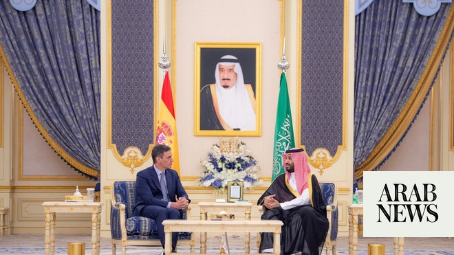 Putra Mahkota menerima Perdana Menteri Spanyol di Jeddah