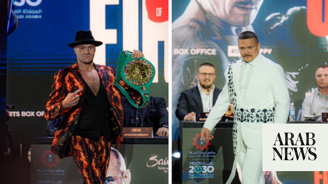 Fury and Usyk fuel tensions ahead of ‘Ring Of Fire’ showdown in Riyadh