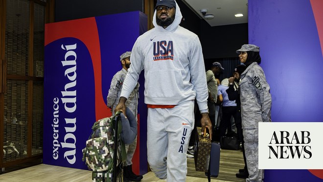 US basketball team arrives in Abu Dhabi