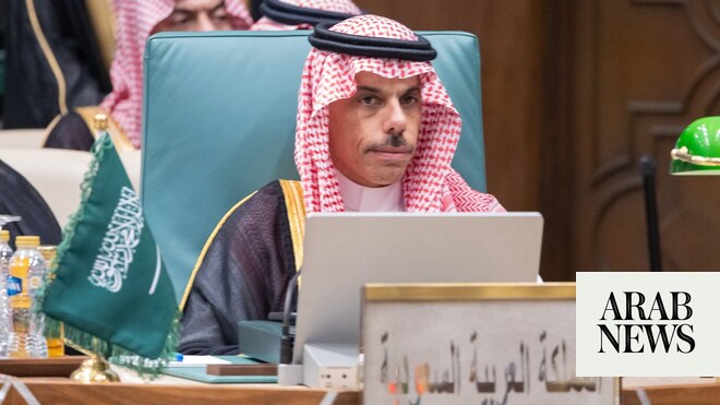 Saudi FM meets with counterparts on sidelines of Arab League meeting in Cairo