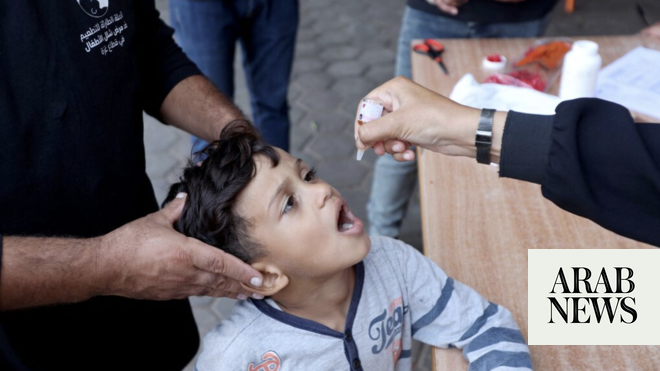 Delayed Gaza polio vaccinations to resume on Saturday, agencies say