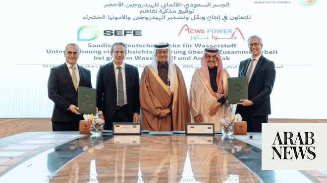 Saudi Arabia, Germany ink 200k-tonnes green hydrogen export deal