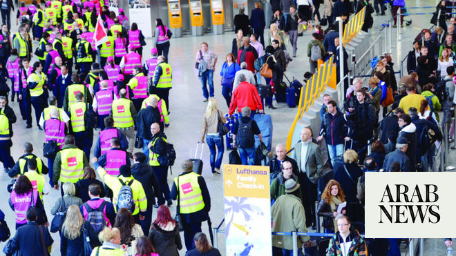 Chaos At Frankfurt Airport As Security Staff Strike Arab News