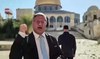 Israel’s National Security Minister Itamar Ben Gvir speaks at the Al-Aqsa Mosque compound in Jerusalem on July 17, 2024. (AFP)