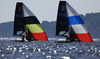 A lack of wind forces scuttles first Olympic sailing medal races, leaving sailors broiling