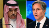 Saudi foreign minister, Blinken discuss developments in region and importance of de-escalation