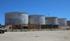 Crude oil storage tanks are seen at Azzawiya oil refinery, in Zawiyah, west of Tripoli, Libya July 23, 2020. (REUTERS)