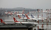 Airplanes of Turkish Airlines sit on a tarmac at Istanbul Airport, Turkey March 29, 2020. (REUTERS file photo)