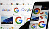 Various Google logos are displayed on a Google search, Monday, Sept. 11, 2023, in New York. (AP)