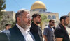 Israeli National Security Minister Itamar Ben-Gvir visits the Al-Aqsa compound in Jerusalem’s Old City, August 13, 2024.