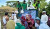 Rohingya refugees bring emergency aid to Bangladesh flood victims