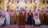 Saudi Crown Prince Mohammed bin Salman attends the funeral prayer of Princess Latifa bint Abdulaziz in Riyadh on Wednesday. (SPA