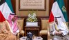 Emir of Kuwait Sheikh Meshal Al-Ahmad Al-Sabah receives Saudi Minister of State Prince Turki bin Mohammed bin Fahd bin Abdulaziz