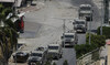 Israeli military vehicles maneuver during an operation in the West Bank city of Jenin, Thursday, Sept. 5, 2024. (AP)