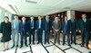 Bandar Alkhorayef pose for a group photo with representatives of Chinese mining companies. (Supplied)