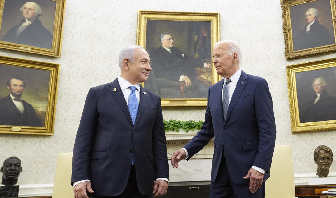 Netanyahu, Biden meet for tense Gaza ceasefire talks