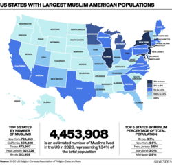 Impact of Muslim American voters in the US election