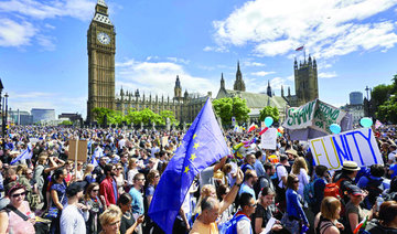Brexit protesters take to streets of London
