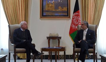 US senator John McCain meets Afghan leaders