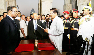 Sirisena takes oath as Lanka’s president