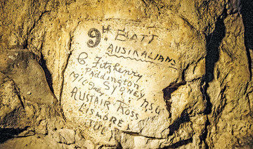 WWI graffiti sheds light on soldiers’ experience