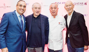 Two legends light up skyline at Nobu Doha