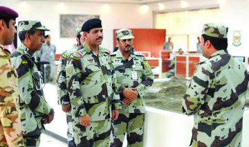 Saudi Emergency forces commander inspects tactical training exercise