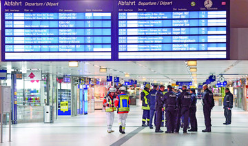 Axe attacker held after injuring 7 at German station