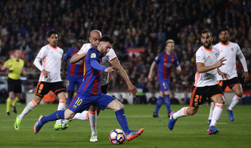 Messi double edges six-goal thriller Barca’s way