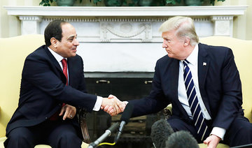 Trump meets Egypt’s president to talk Daesh, foreign aid