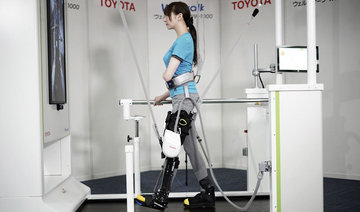 Toyota shows robotic leg brace to help paralyzed people walk