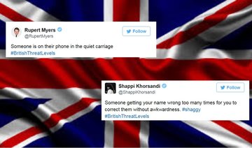 UK Twitter users respond to raised threat level with defiant, funny hashtag