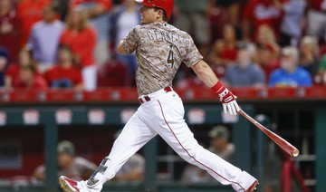 Scooter Gennett hits 4 home runs for Reds to tie MLB record