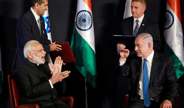 Modi, Netanyahu seek to deepen ties on first visit by an Indian PM