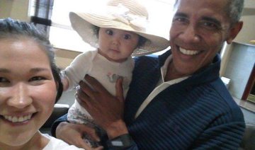 ’Oh my God, it is Obama’: Alaska mom, baby meet ex-president