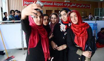 Afghan girls robotics team arrives in US just in time