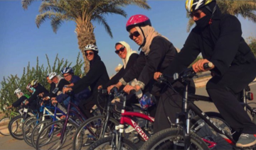 Saudi women’s cycling team take over the Red Sea corniche