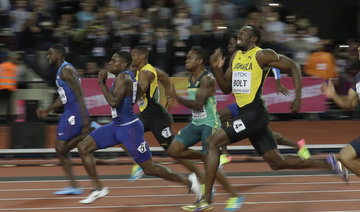 Gatlin spoils Bolt’s farewell in 100 with remarkable gold