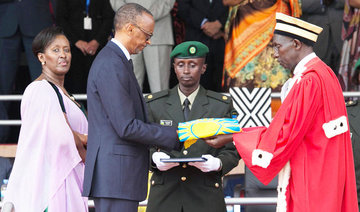 Rwanda leader sworn in after winning 99% of vote