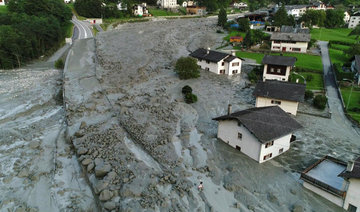 Eight missing after huge landslide in Swiss Alps