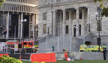 Man sets himself on fire outside New Zealand parliament